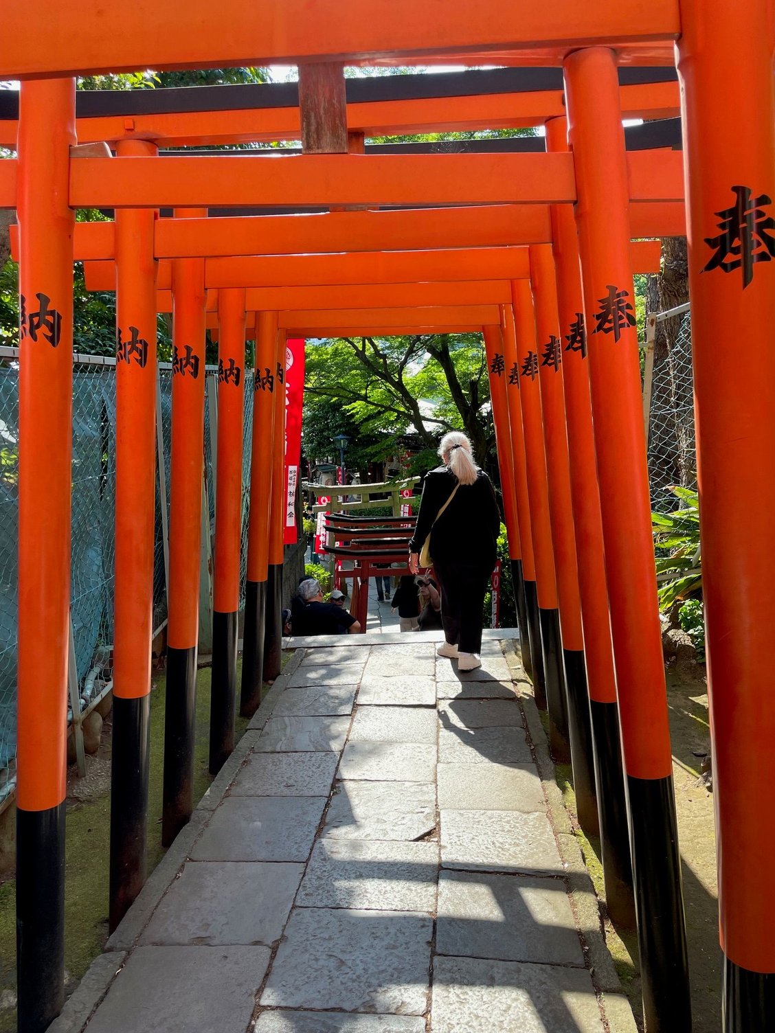 Not as big as the arches / gates in Kyoto, but still pretty