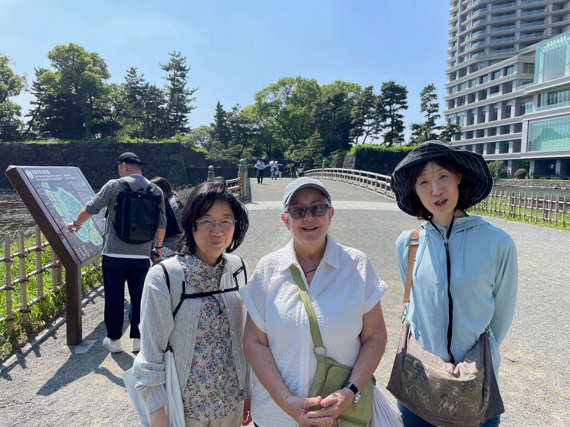 Our guides and my wife.