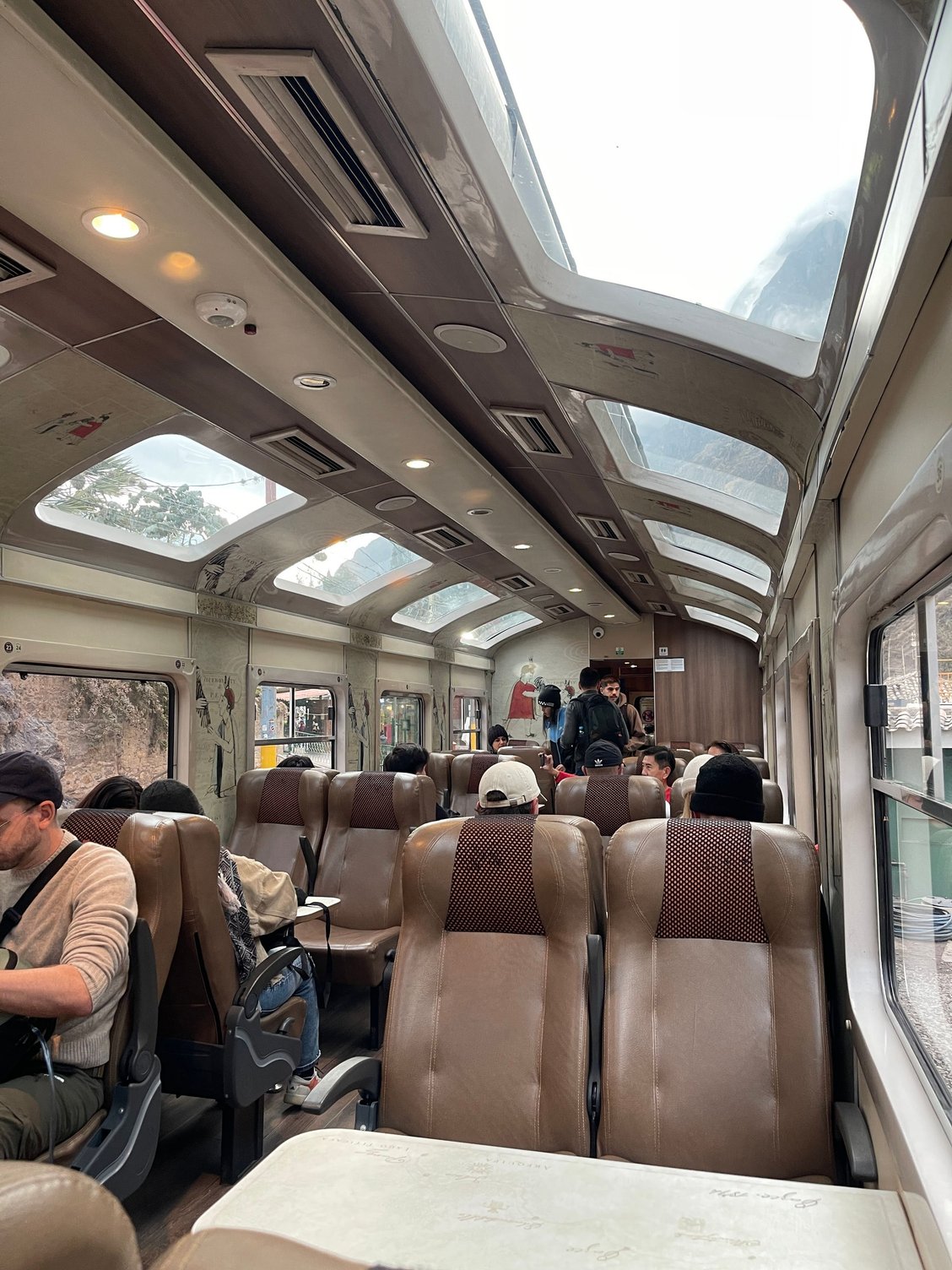 On the way to Aguas Calientes by Perurail