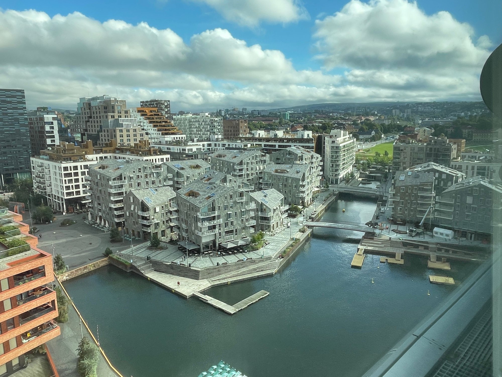 Views from upper floor