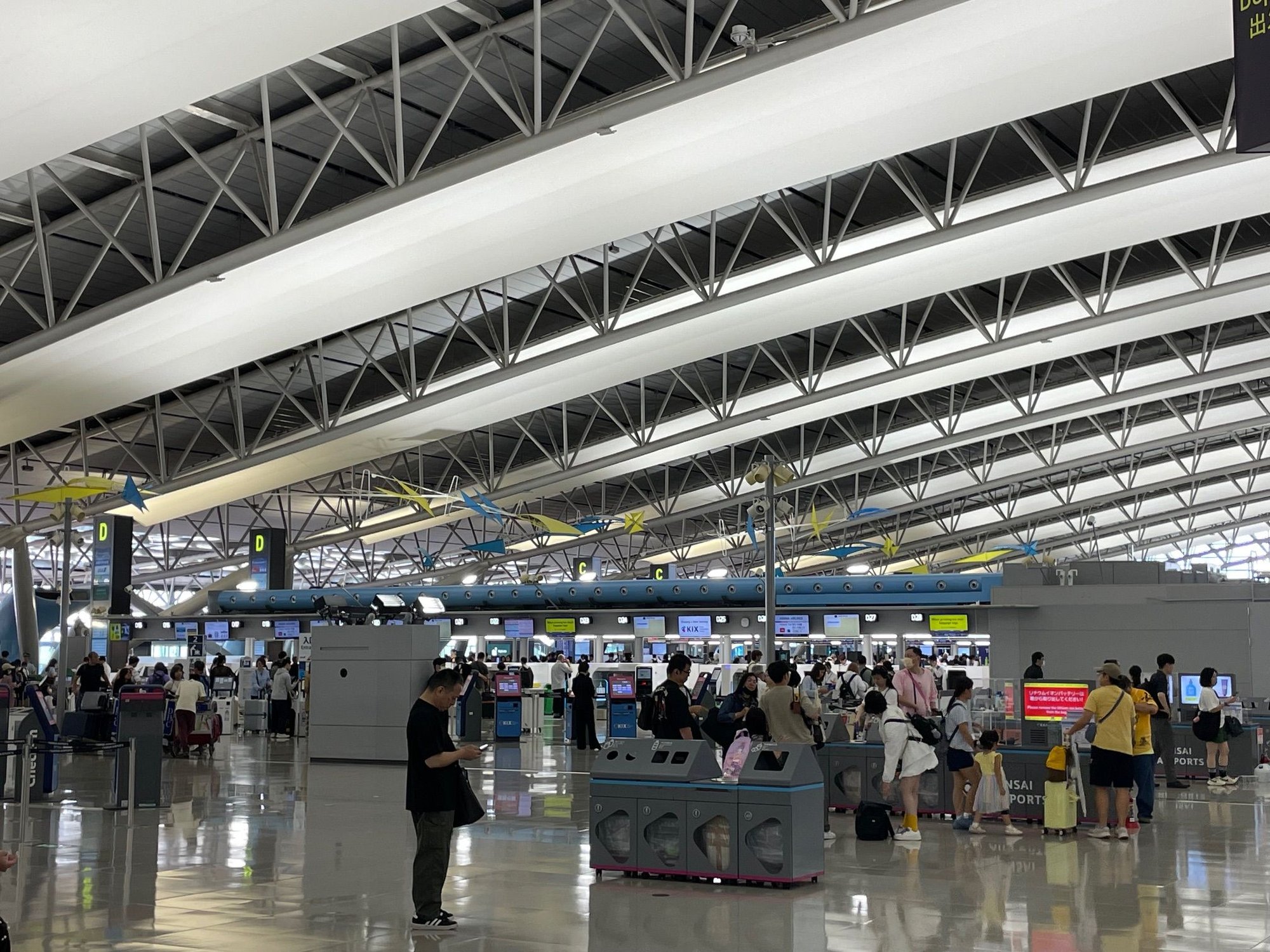 Lots of travelers. Taiwan, here we come!