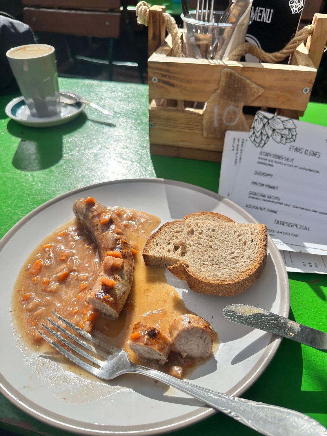 Lunch at Pension Gimmelwald 