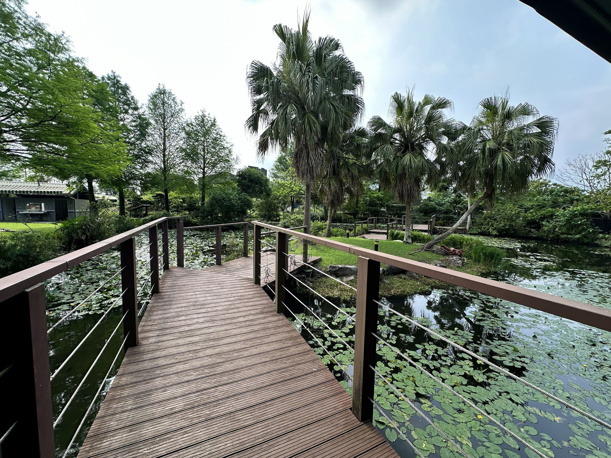 Great view from breakfast area