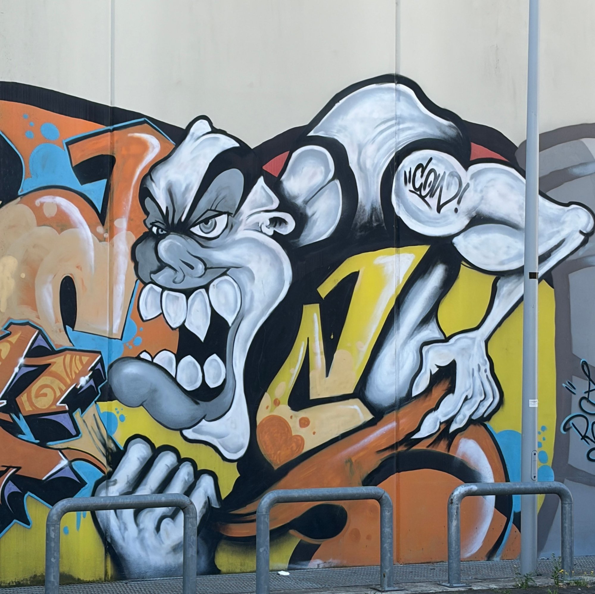Even the street art is good
