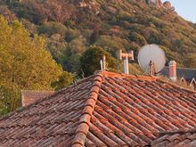 View from the room looking up to the Moorish Castle 