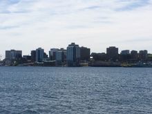 Central Halifax:  as viewed from across the harbor in Dartmouth