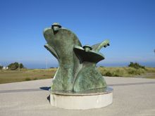 Remembrance and Renewal Sculpture at the Juno Beach Centre.