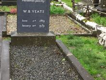 William Butler Yeats and his wife Georgie are buried here .  So what does his epitaph mean????  Very debatable. 