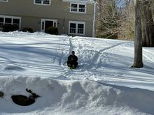 A little joyful father and son   