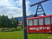 We passed through Megeve Alpine village. It has a distinction of 3 flourie category. It was picturesque. We didn't find it very interesting.