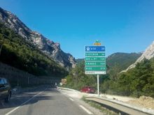 I had read these names so many times while studying the route. Seeing these signages was a happy experience.