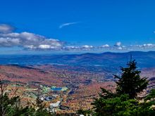 View from Mt. Mansfield, Stowe, Vermont