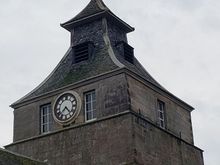 Crail Town Hall weathervane with, fittingly, a haddock.