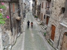 Silla street from above