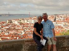 Lisbon below despite two photobombers, lol.