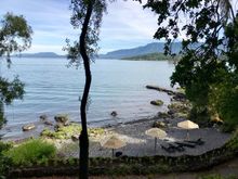 The beach below Hotel Antumalal