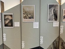 Exhibits start with some of the earliest photography techniques (e.g., daguerreotype) and images produced in the 1800s