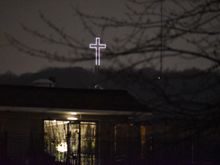 The view from our kitchen and terrace.