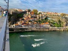  Porto from its pedestrian bridge 