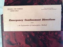 A secret envelope tucked in the back 