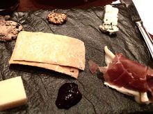 Meat and cheese platter