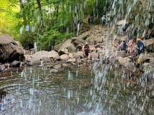 Behind Grotto Falls