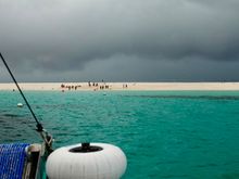 Ruh roh.,.,,, That’s where we are heading via tender to snorkel 