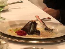 So anxious to eat the dessert I forgot to take a photo until it was half gone