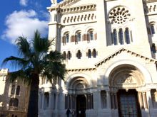 Cathedral where the Prince and  Princess Grace got married