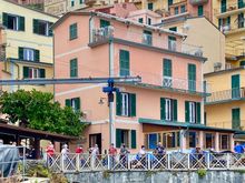 Bringing up the boat in Manarola