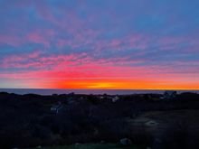 A cloudy day that had a dramatic ending. 