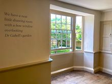 Window where Cassandra watched the funeral procession