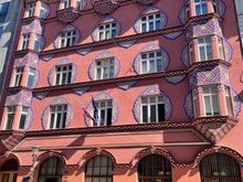 Across the street from the Hotel Union