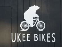 The grizzly who ran this cyclery sometimes bartered bike rentals for honey.