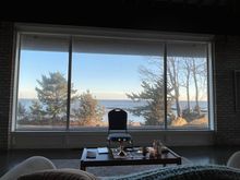 The “Seaside Room” where mass was celebrated. 