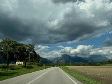 Heading out of the Veneto and towards the mountains