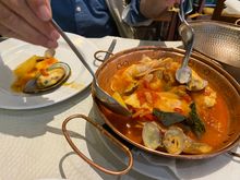 Fish stew or soup at Dom Pipas - yum!