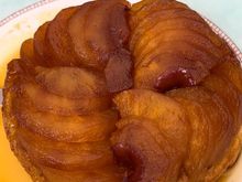 We ate this tarte tatin twice in one day. 