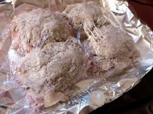 The dredge gets smooshed onto the bird.