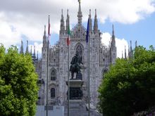 My first jet lagged view of the duomo