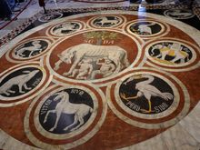 The mosaics are a star attraction at the duomo