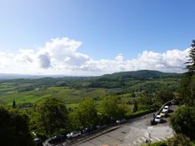 A view looking SE from near the Chiesa del Gesu