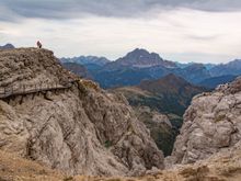 Detour section - dramatic but very safe and barriered