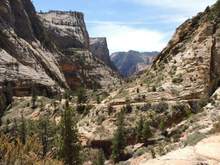 Enroute to Observation point hike