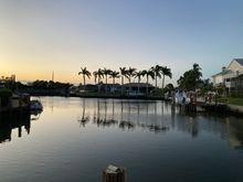 View from dinner spot