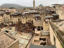 View of fez from Riad terrace 