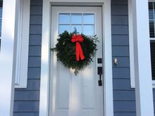 I also got a wreath for our front door 