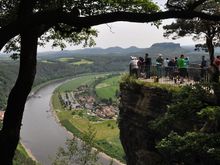 Bastei view, National Park Saxon Switzerland
