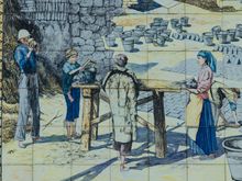 This was a separate tile depicting the roots of their art trade.