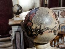 Misplaced bowling balls.